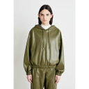 ボス レディース パーカー・スウェットシャツ アウター Hoodie - dark green(4)