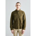 ラルフローレン メンズ ジャケット&ブルゾン アウター SHIRT JACKET - Leather jacket - thermal green