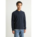 ボス メンズ Tシャツ トップス Long sleeved top - dark blue(4)