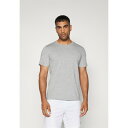 ヒュンメル メンズ バスケットボール スポーツ ELEMENTAL CHEVRON - Print T-shirt - grey melange