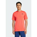 アディダス メンズ バスケットボール スポーツ CLUB - Sports T-shirt - semi lucid red