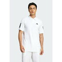 アディダス メンズ バスケットボール スポーツ CLUB 3 STRIPES - Polo shirt - white
