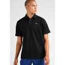 アンダーアーマー メンズ バスケットボール スポーツ Polo shirt - black/graphite