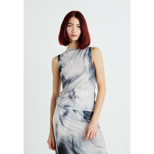 ウィークデイ レディース Tシャツ トップス ANNIE SLEEVELESS - Top - black