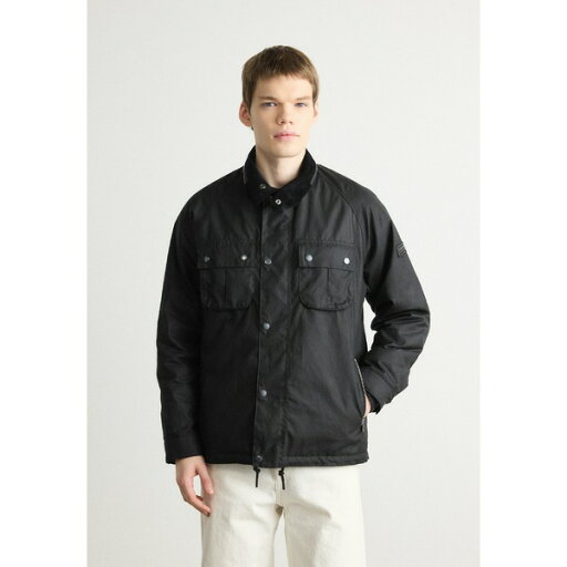 バブアー メンズ ジャケット&ブルゾン アウター Light jacket - black バブアー メンズ ジャケット&ブルゾン アウター Light jacket - black