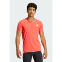 アディダス メンズ バスケットボール スポーツ ADIZERO TEE M - Sports T-shirt - semi lucid red