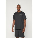 アディダス メンズ バスケットボール スポーツ WORLDWIDE HOOPS GRAPHIC - Print T-shirt - black