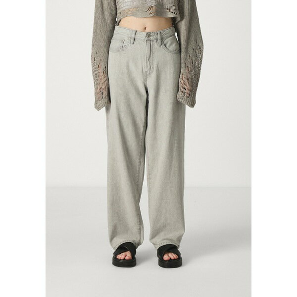 ジーナ トリコット レディース デニムパンツ ボトムス BAGGY - Relaxed fit jeans - grey