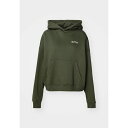 j[oX fB[X p[J[EXEFbgVc AE^[ LINEAR HERITAGE BRUSHED BACK HOODIE - Sweatshirt - kombu