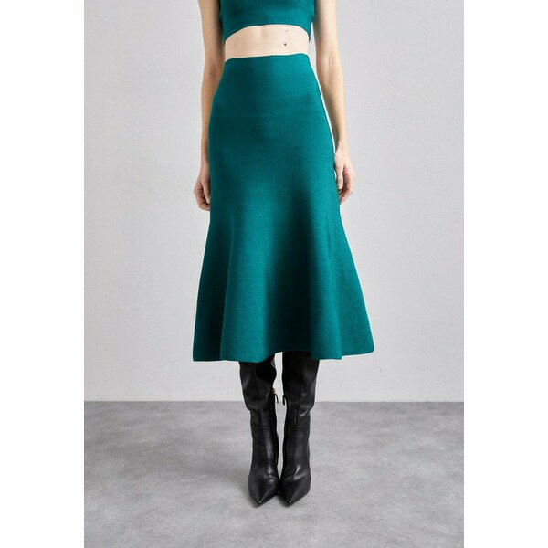 ȥꥢ ٥å ǥ  ܥȥॹ FIT FLARE SKIRT - A-line skirt - green