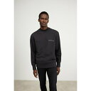 カルバンクライン メンズ パーカー・スウェットシャツ アウター INSTITUTIONAL MOCK NECK - Sweatshirt - black