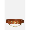 ラルフローレン ラルフローレン レディース ベルト アクセサリー FLIP LOCK LEATHER WIDE BELT - Belt - tan