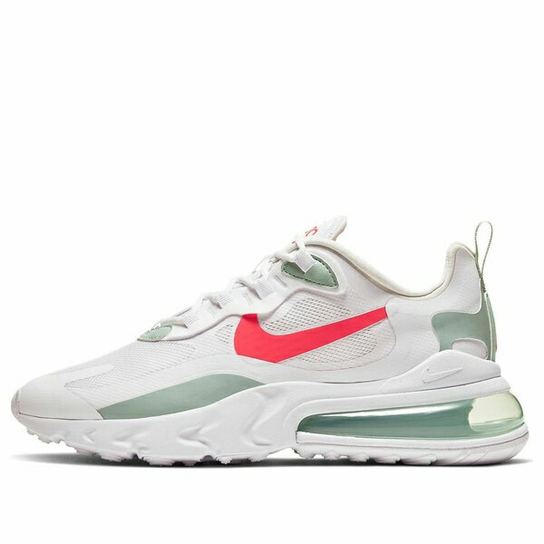 ■ブランド Nike(ナイキ)■商品名 (WMNS) Nike Air Max 270 React 'White Pistachio Crimson' CV3025-100■色 White/Red■サイズ サイズ US_5.5(22.5cm) ■表記の日本サイズは参考サイズとなります。実際のサイズとは前後する可能性がございます。 ■海外からお取り寄せ商品となりますので、お届けまで2週間〜3週間お時間頂いております。 ■返品・交換の対象外となっております。 ■店内全品【送料無料】です！（※沖縄・離島は別途送料3,300円がかかります） サイズ別価格表 (サイズをクリックして商品ページに飛んでください) サイズ 価格 US_W_5.5 52,800円 US_W_7.5 45,800円