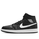 Air Jordan ジョーダン レディース スニーカー Black 【(WMNS) Air Jordan 1 Mid 'Black White' BQ6472-011】 サイズ US_7(24.0cm)(4)