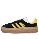 adidas アディダス レディース スニーカー Core Black/Bold Gold/Cloud White 【(WMNS) adidas Gazelle Bold 'Black Bold Gold' IE0422】 サイズ US_6.5(23.5cm)(4)