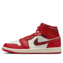 Air Jordan ジョーダン レディース スニーカー Sail/Team Red/Varsity Red 【(WMNS) Air Jordan 1 Mid ...