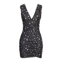 【送料無料】 アニエバイ レディース ワンピース トップス Mini dresses Black