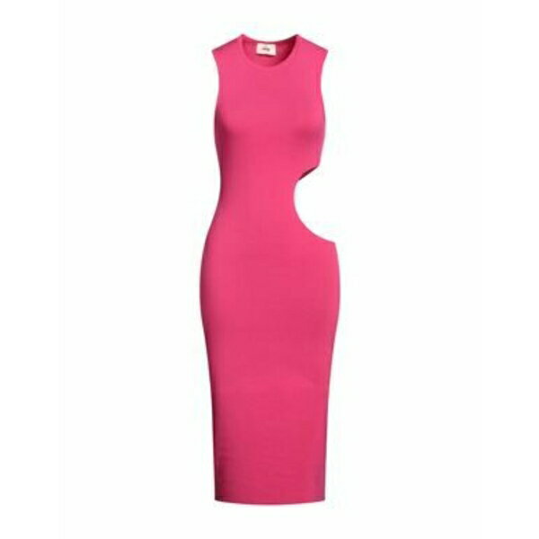【送料無料】 エーケプ レディース ワンピース トップス Midi dresses Pink
