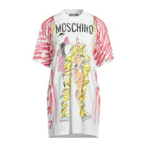 【送料無料】 モスキーノ レディース ワンピース トップス Mini dresses White 【送料無料】 モスキーノ レディース ワンピース トップス Mini dresses White