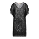【送料無料】 ツインセット レディース ワンピース トップス Mini dresses Black