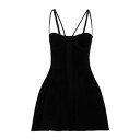 【送料無料】 バルマン レディース ワンピース トップス Mini dresses Black