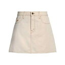 【送料無料】 ヤコブ コーエン レディース スカート ボトムス Denim skirts Beige(4)