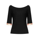 【送料無料】 クリップス レディース Tシャツ トップス T-shirts Black