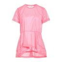 【送料無料】 コムデギャルソン レディース Tシャツ トップス T-shirts Pink