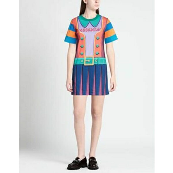 【送料無料】 モスキーノ レディース ワンピース トップス Mini dresses Purple