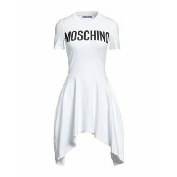 【送料無料】 モスキーノ レディース ワンピース トップス Mini dresses White