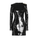【送料無料】 バルマン レディース ワンピース トップス Mini dresses Black