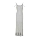 【送料無料】 ランバン レディース ワンピース トップス Maxi dresses Silver