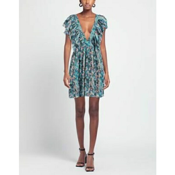 【送料無料】 ゴア ゴア レディース ワンピース トップス Mini dresses Green