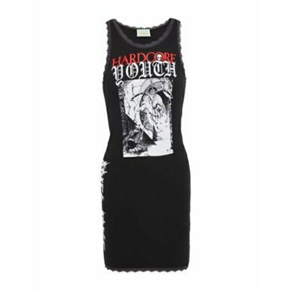 【送料無料】 アリーズ レディース ワンピース トップス Mini dresses Black