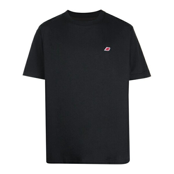 ニューバランス メンズ Tシャツ トップス ロゴ Tシャツ jet black