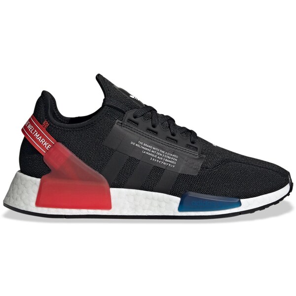 adidas アディダス メンズ スニーカー 【adidas NMD R1 V2 Black Red Blue】 サイズ US_11.5(29.5cm) Black/Core Black/Cloud White