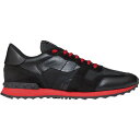 Valentino ヴァレンティノ メンズ スニーカー 【Valentino Garavani Rockrunner Black Valentino Red】 ...