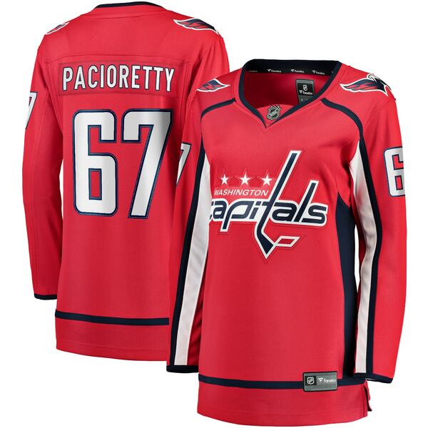 եʥƥ ǥ ˥ե ȥåץ Max Pacioretty Washington Capitals Fanatics Branded Women's Home Breakaway Player Jersey Red