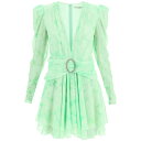 アレッサンドラ・リッチ レディース ワンピース トップス Silk Mini Dress NEON GREEN (Green)