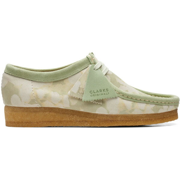 Clarks クラークス レディース スニーカー 【Clarks Originals Wallabee】 サイズ US_6W(23cm) Green Floral (Women 039 s)