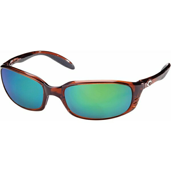 コスタデルマール メンズ サングラス・アイウェア アクセサリー Costa Del Mar W580 Brine Polarized Sunglasses Tortoise/Green Mirror