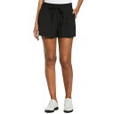 PGAツアー レディース カジュアルパンツ ボトムス Women's Essential Woven Pull-On Tennis Shorts Caviar