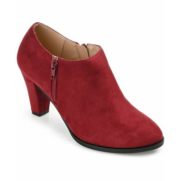 ジャーニーコレクション レディース オックスフォード シューズ Women's Sanzi Side Zip Dress Shooties Wine