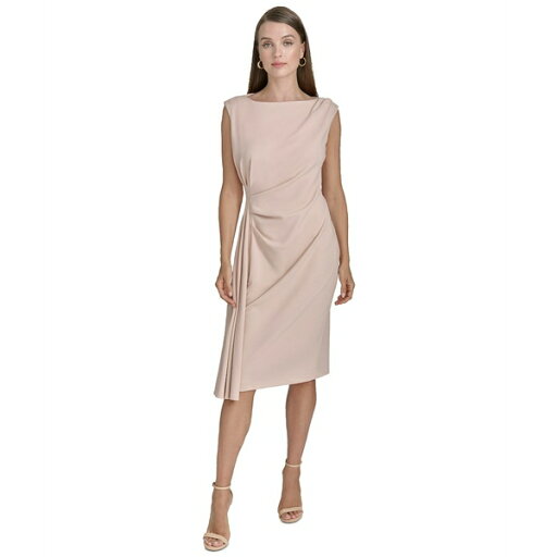ホルストンヘリテイジ レディース ワンピース トップス Women's Ruched Draped Sheath Dress Rose Champagne ホルストンヘリテイジ レディース ワンピース トップス Women's Ruched Draped Sheath Dress Rose Champagne