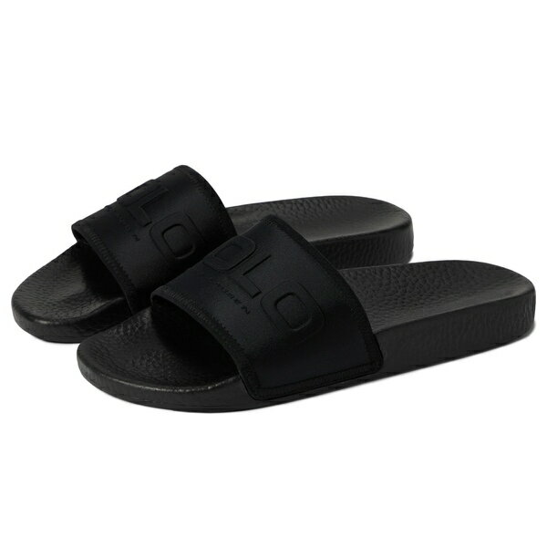 ラルフローレン メンズ サンダル シューズ Polo Slide Sandal Black