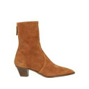 【送料無料】 アクアズーラ レディース ブーツ シューズ Ankle boots Brown