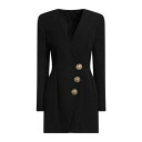 【送料無料】 バルマン レディース ワンピース トップス Mini dresses Black
