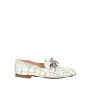 【送料無料】 カサディ レディース スリッポン・ローファー シューズ Loafers White