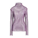 【送料無料】 エムエスジイエム レディース ニット&セーター アウター Turtlenecks Purple(4)