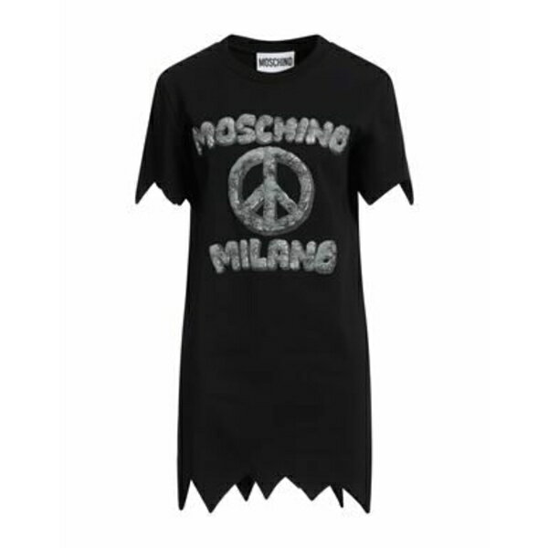 【送料無料】 モスキーノ レディース ワンピース トップス Mini dresses Black